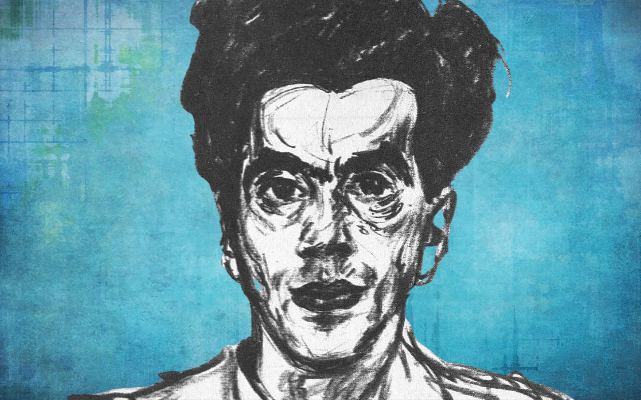 Ärztin mit einer Tafel auf der Digitalisierung im Gesundheitswe