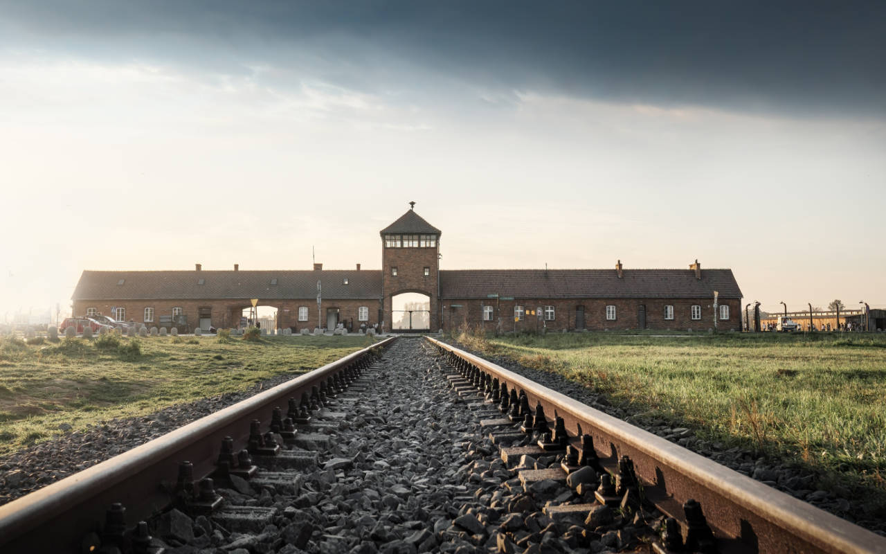 Railroad,Track,And,The,Gate,Of,Death,-,Entrance,Of